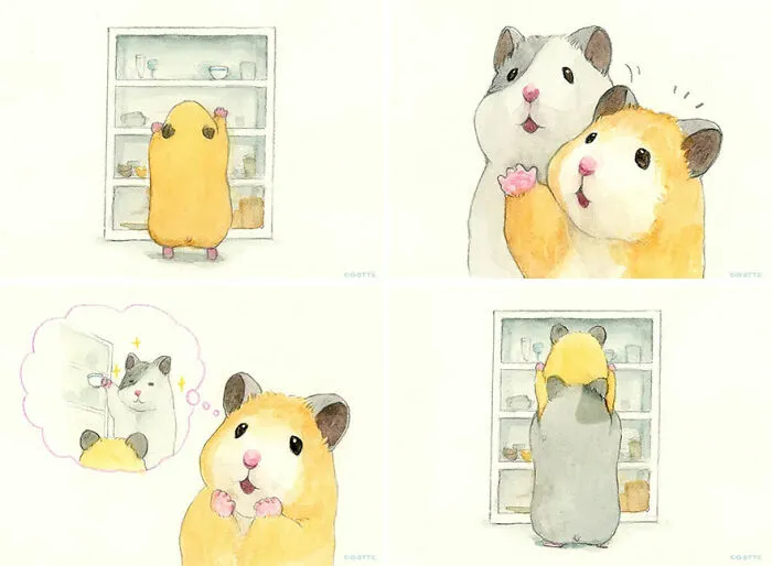157 More Wholesome Illustrations Of A Hamster Named Sukeroku By Gotte
