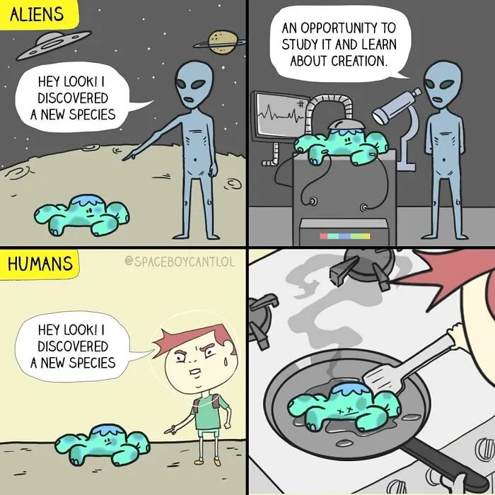 50 Quirky And Dark Comics With Twisted Endings By SpaceBoyCantLol