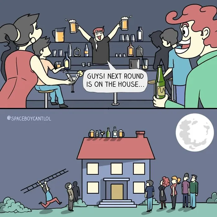 50 Quirky And Dark Comics With Twisted Endings By SpaceBoyCantLol
