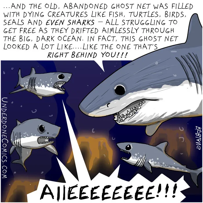 I Draw Comics To Show How Plastic Waste Affects Marine Life (30 Pics)