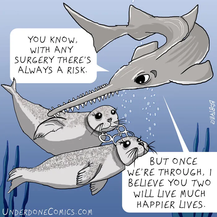I Draw Comics To Show How Plastic Waste Affects Marine Life (30 Pics)