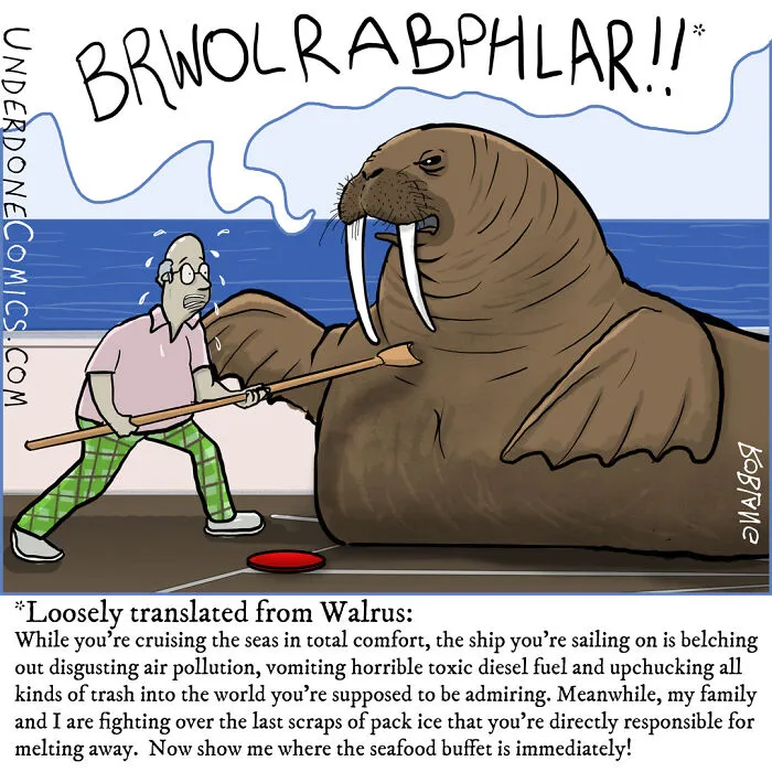 I Draw Comics To Show How Plastic Waste Affects Marine Life (30 Pics)