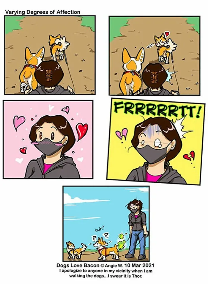 I Illustrate My Life With Two Rescue Dogs, And Here Are My Best 19 Comics