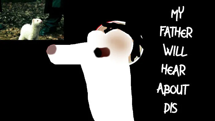 I Couldn't Get The Body Down So Just Face And What Ever That Pink Thing Is Behind Draco Ferret's Ear.. But One Of My Fav Scenes, I Have Many But Here's Just One  Because I Don't Wanna Fill This Page With My Horrible Art.