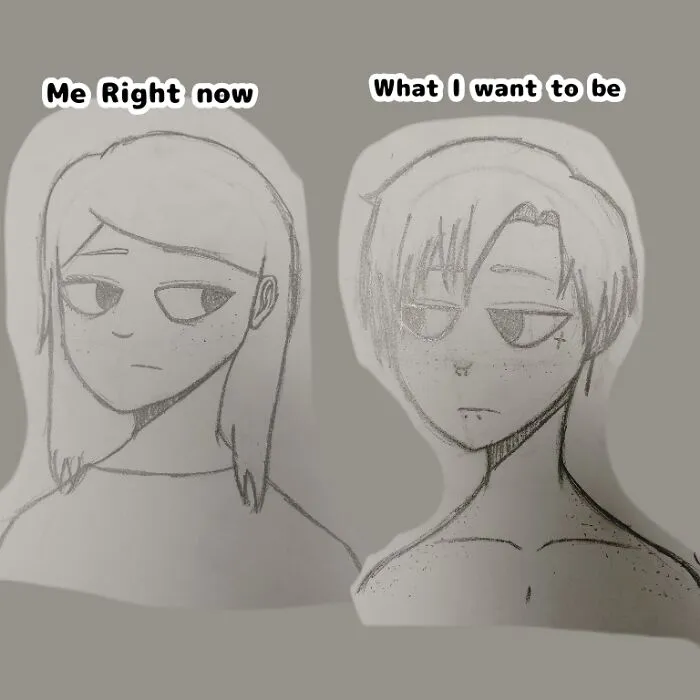 Me Right Now vs. What I Want To Look Like-