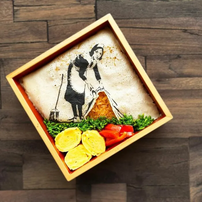Bento Artist Creates Lunchboxes For Her Husband Of His Favorite TV Shows, Movies, Manga, And More (109 Pics)