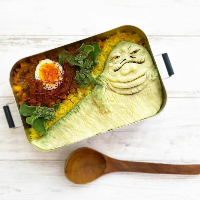 Bento Artist Creates Lunchboxes For Her Husband Of His Favorite TV Shows, Movies, Manga, And More (109 Pics)