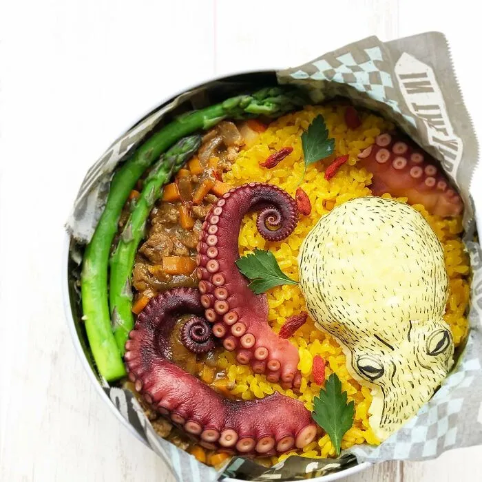 Bento Artist Creates Lunchboxes For Her Husband Of His Favorite TV Shows, Movies, Manga, And More (109 Pics)