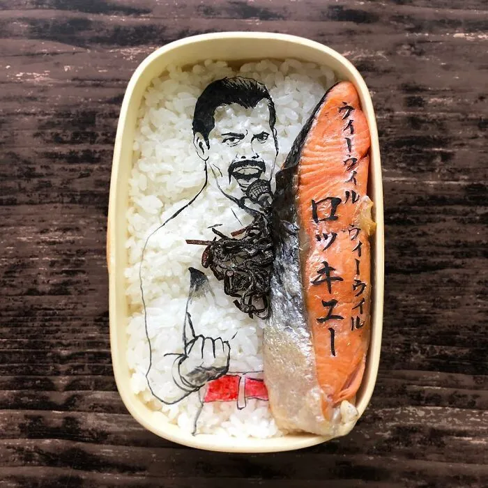 Bento Artist Creates Lunchboxes For Her Husband Of His Favorite TV Shows, Movies, Manga, And More (109 Pics)