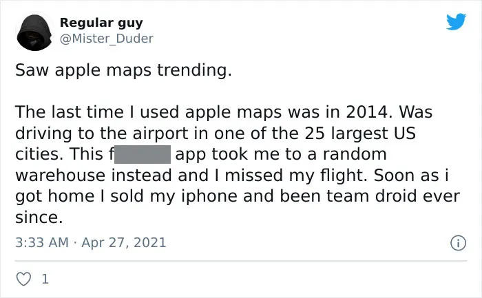 People On Twitter Are Roasting Apple Maps And Here Are 29 Of The Funniest Posts