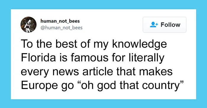 People Are Cracking Up Over This Thread Where A British Person Lists 50 American States And What They're Famous For