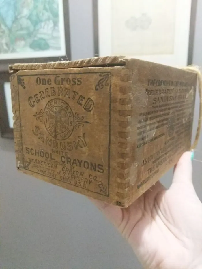 Old School Crayon Box. Not Sure Of The Age But Found In My Husband's Grandma's House