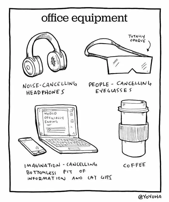 40 Satirical Comics About Everyday Incidents By Yoyoha