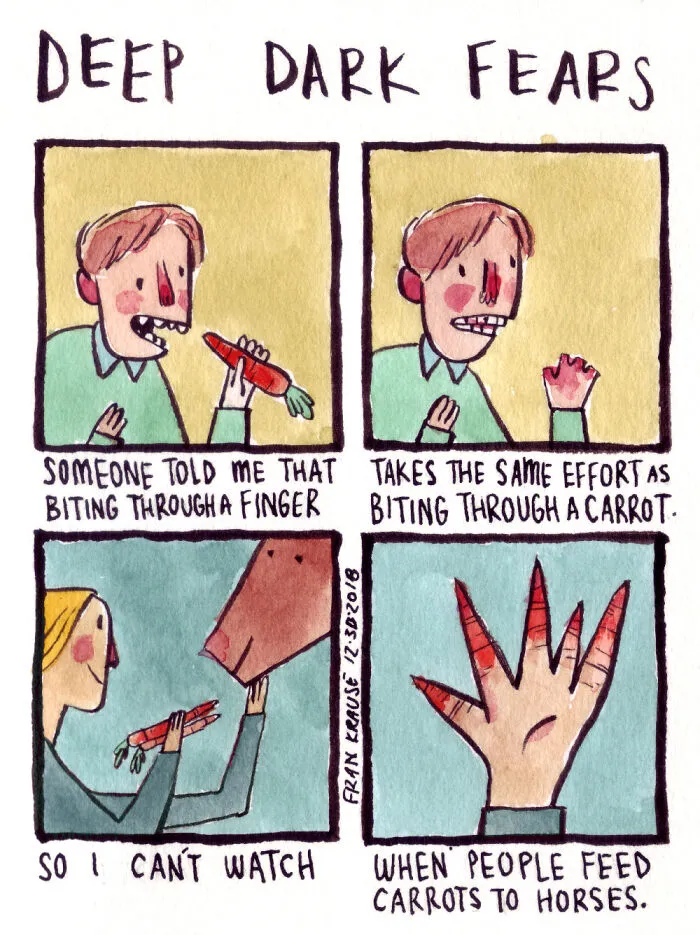 This Artist Illustrates People's Deep Dark Fears And Some Of Them Are Unsettling (30 Pics)