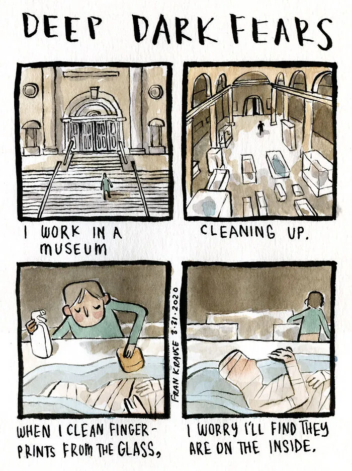 This Artist Illustrates People's Deep Dark Fears And Some Of Them Are Unsettling (30 Pics)