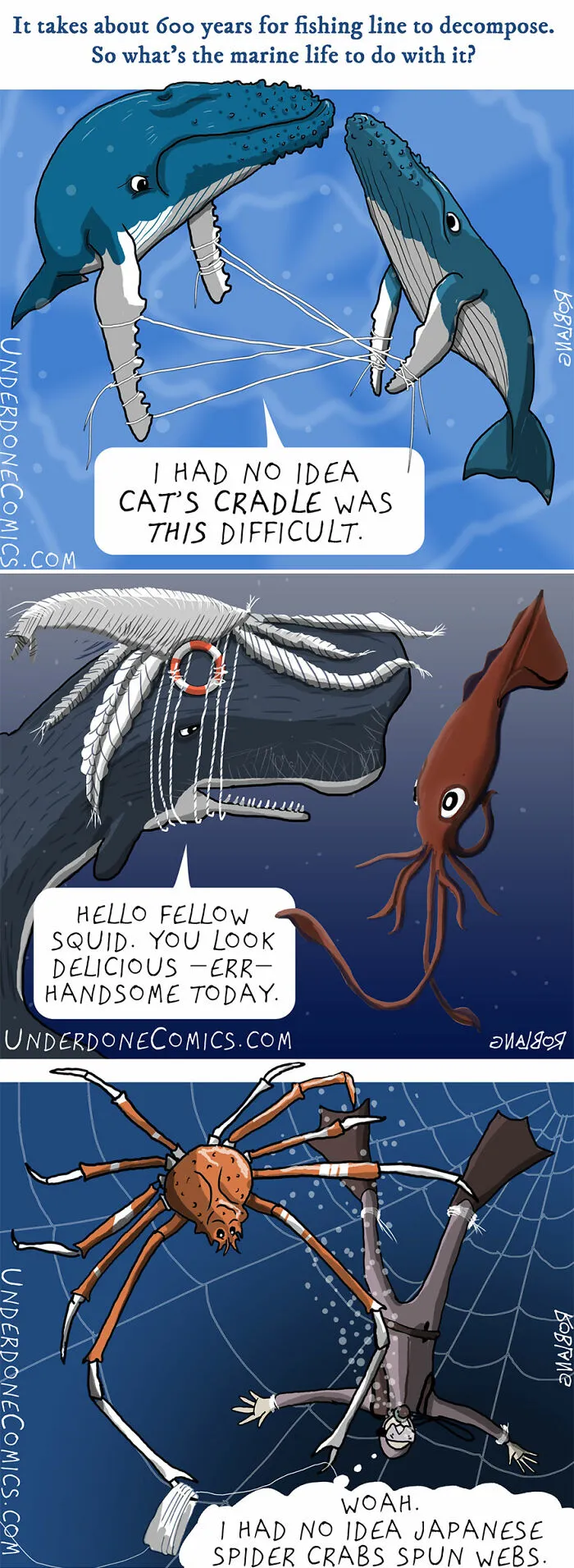 I Draw Comics To Show How Plastic Waste Affects Marine Life (30 Pics)