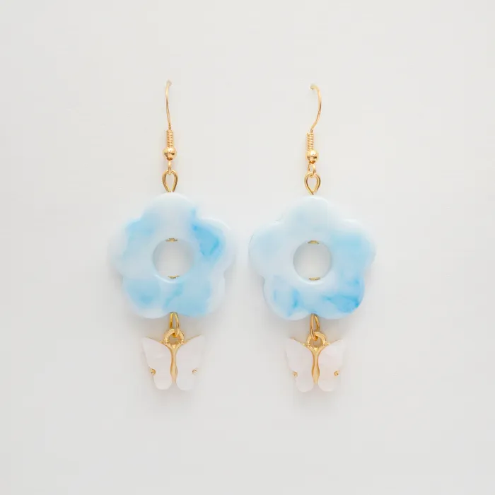 I Make Flower Earrings