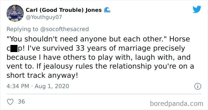 Someone Asks People To Share The Worst Marriage Advice They've Gotten, And They Deliver (30 Tweets)