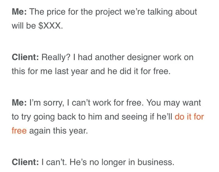 You Think Your Job Sucks? Then Take A Look At These 40 Employee Conversations With Clients From Hell (New Pics)