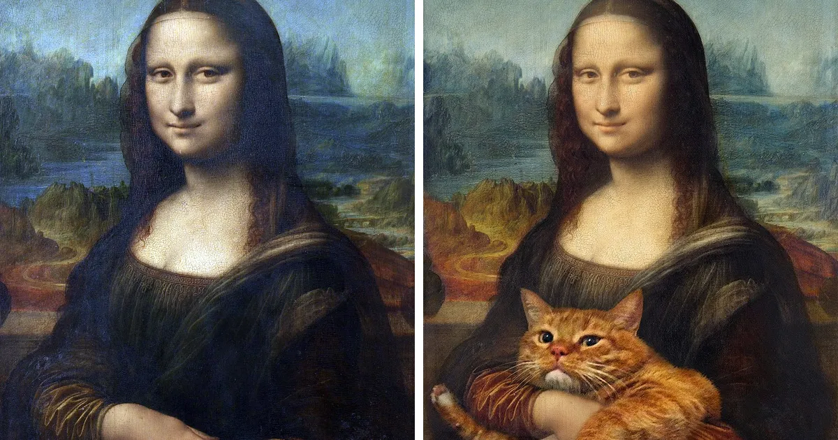 Esta dueña mete a su gato naranja en cuadros famosos, y queda graciosísimo (15 imágenes)