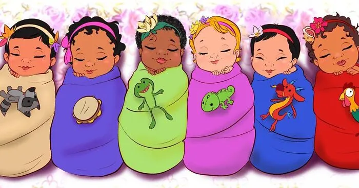 Inspired By A Newborn Photoshoot, This Artist Imagined How Disney Princesses And Villains Looked As Babies