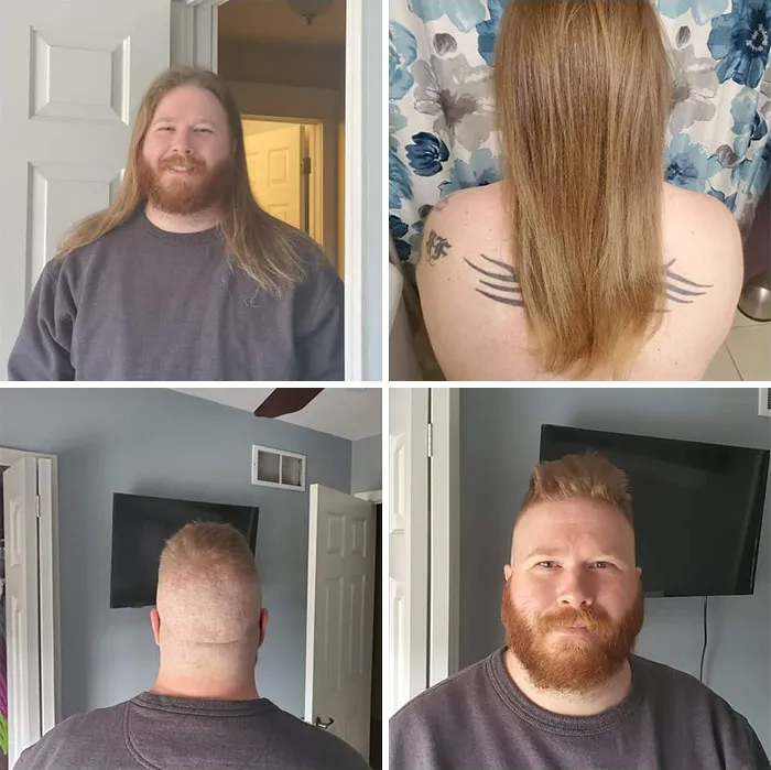 He dejado crecer mi pelo por al menos dos años. Ayer me desperté y decidí, caprichosamente, donarlo por completo a Niños con pérdida de cabello (Children With Hair Loss)