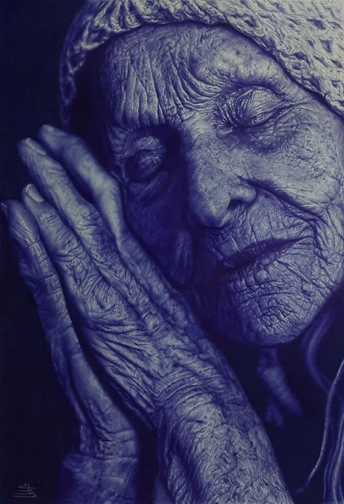 43 Photo-Like Drawings Made With Ballpoint Pens By Mostafa Khodeir