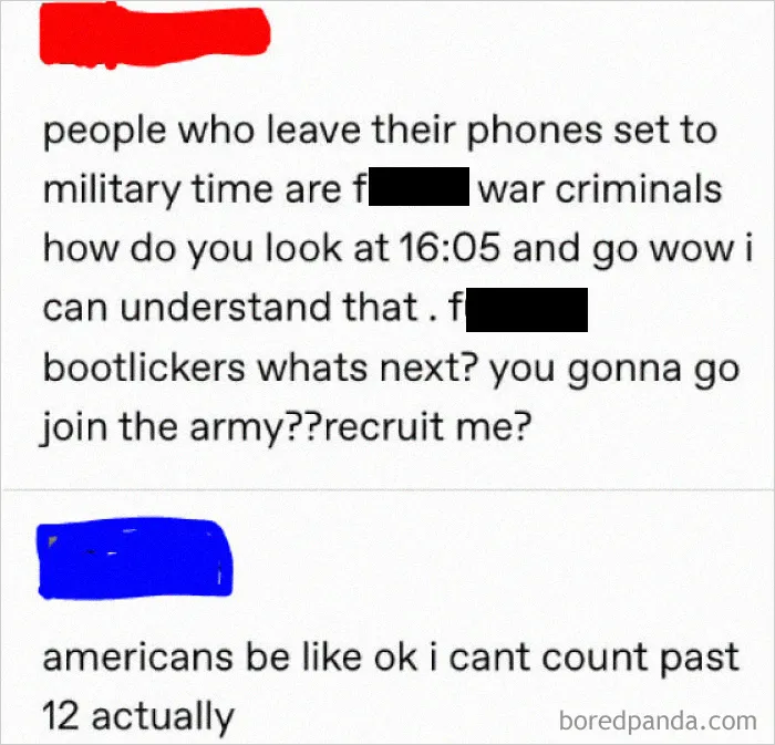 'People Who Leave Their Phones Set To Military Time Are War Criminals'
