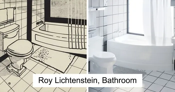 Here's How 5 Bathrooms From Famous Paintings Would Look In Real Life By Qssupplies