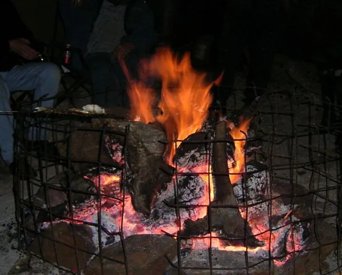 Fire Spirit Caught Eating The Wood In Our Fire