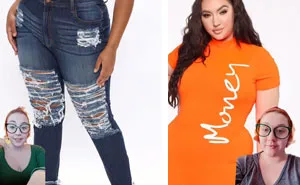 Woman Points Out Hilariously Bad 'Fashion' That Is Being Marketed To Plus-Sized Women By Fashion Nova (19 Pics)