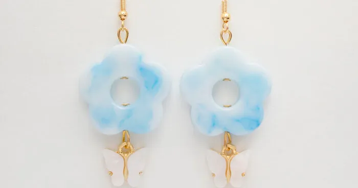 I Make Flower Earrings