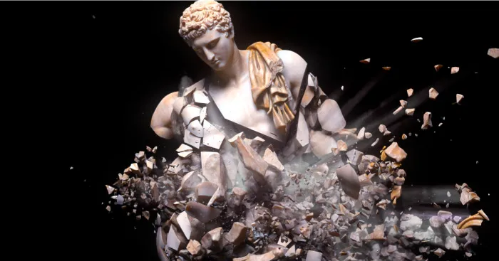 I Made A Thought-Provoking Short Film Showing The Collapse Of Ancient Greek And Roman Statues