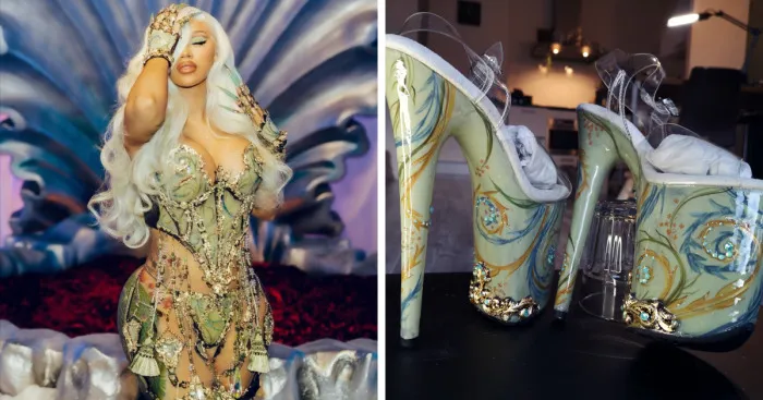 Cardi B Wore My Handmade Porcelain Costume In Her New Video 'Up'