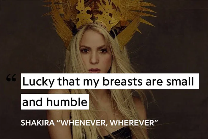 30 Letras de canciones que no parecen reales, pero todas lo son