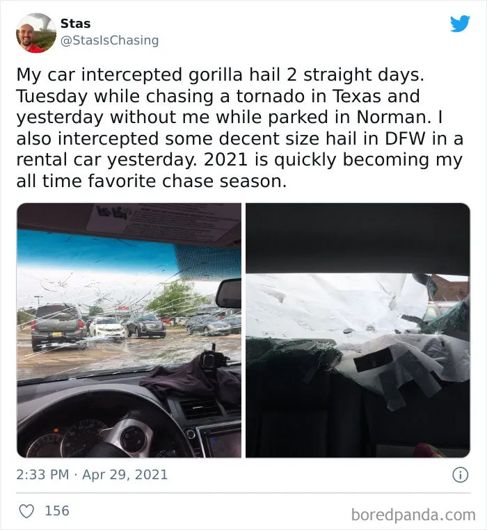 'Gorilla' Hail Struck Texas And Oklahoma Last Night, And This Is How It Looked (30 Pics)