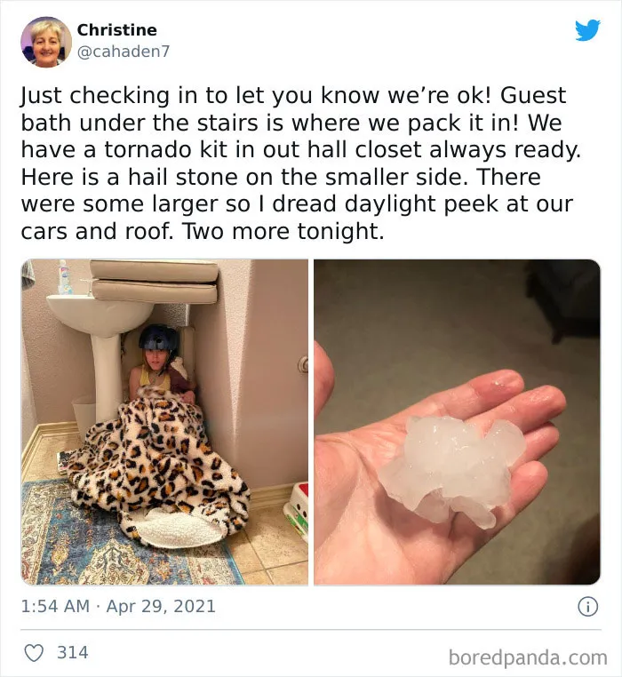 'Gorilla' Hail Struck Texas And Oklahoma Last Night, And This Is How It Looked (30 Pics)