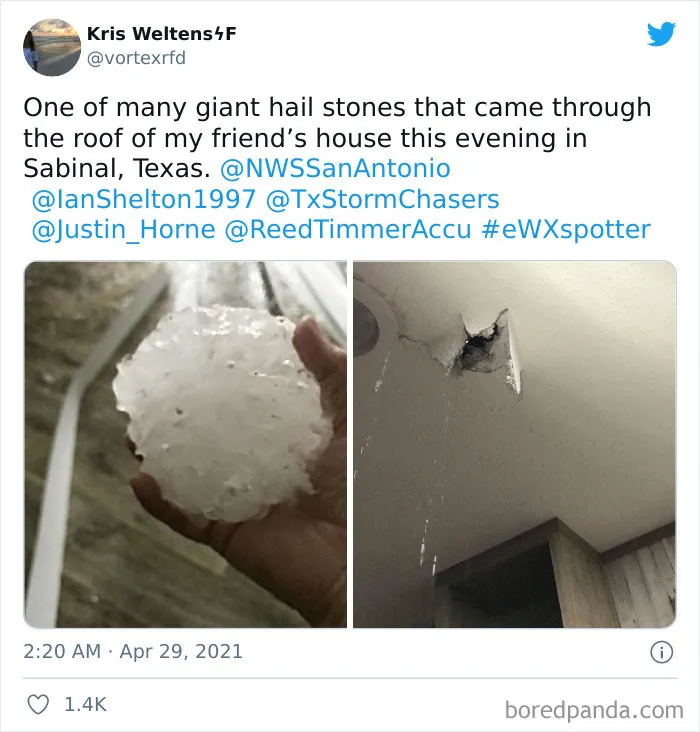 'Gorilla' Hail Struck Texas And Oklahoma Last Night, And This Is How It Looked (30 Pics)