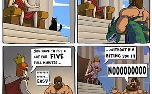 31 "Goofy" Comics About How Gods Deal With Everyday Problems