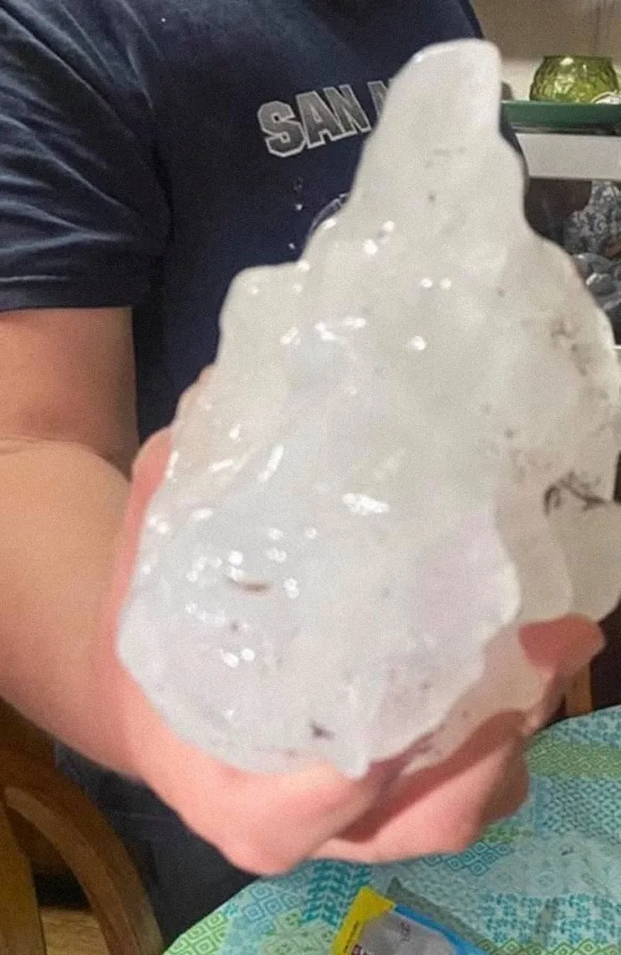 El granizo "gorila" golpeó Texas y Oklahoma anoche, y así es como se vio (30 fotos)
