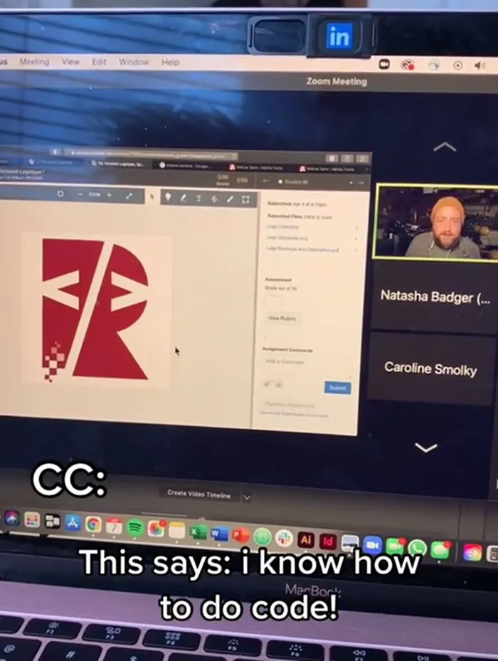 Graphic Designer Goes Viral For Hilariously Roasting His Students' Work