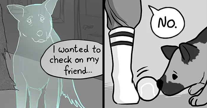 Artist Who Makes People Cry With Her Comics Released A Sequel To 'Little Fish' About The Spirit Of A Dog Visiting Its Owner Who Got A New Puppy