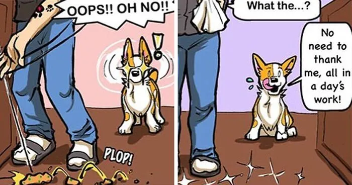 I Illustrate My Life With Two Rescue Dogs, And Here Are My Best 19 Comics