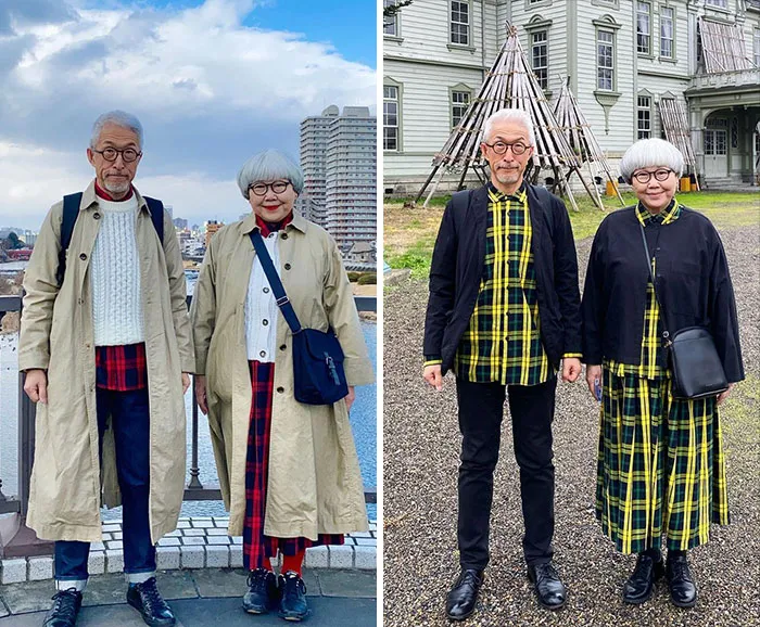 Matrimonio japonés usa atuendos combinados todos los días