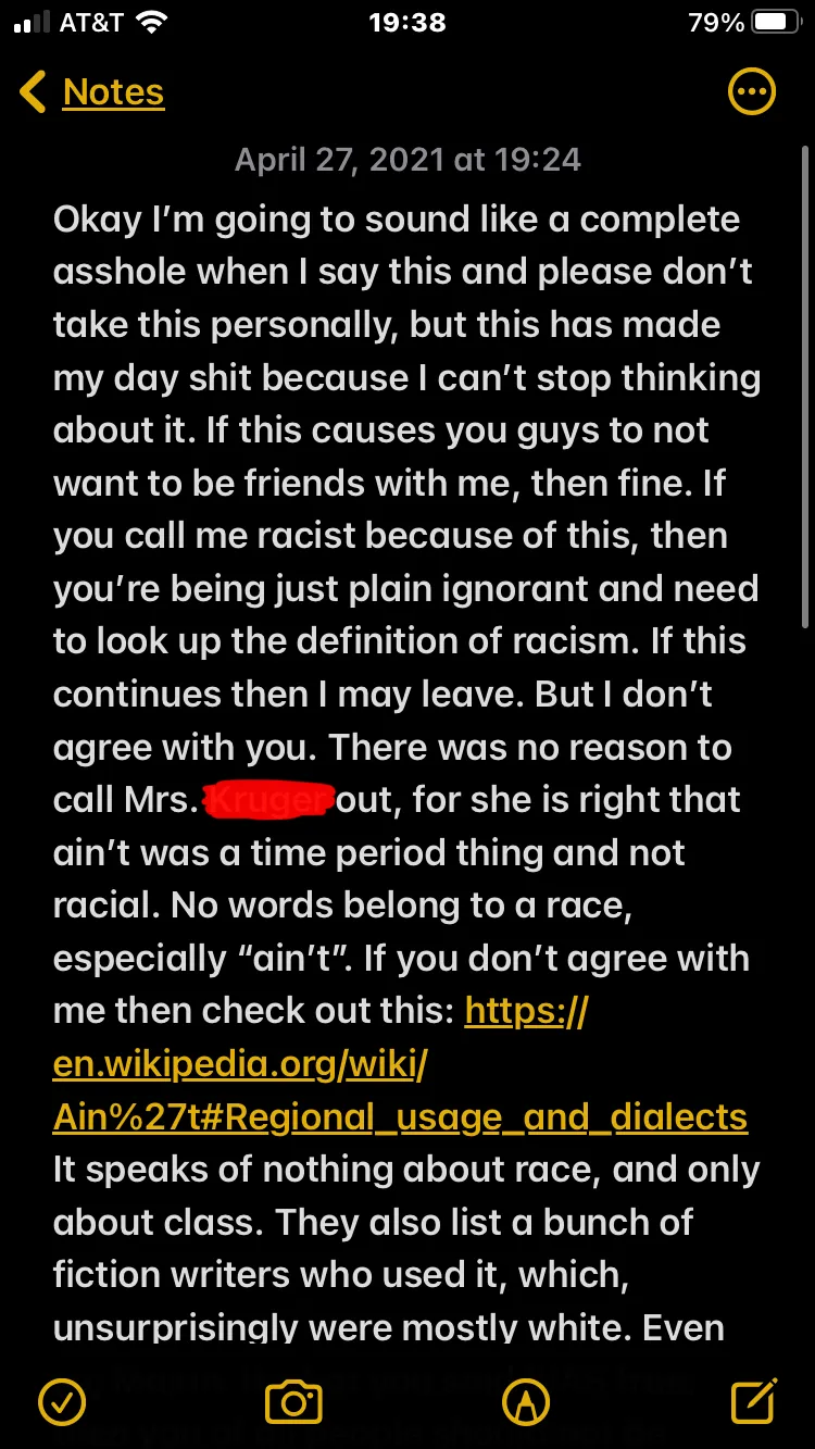 Hey Pandas, Aita For Calling Out My Friend On Unnecessarily Calling Out Our Teacher For Being Racist?