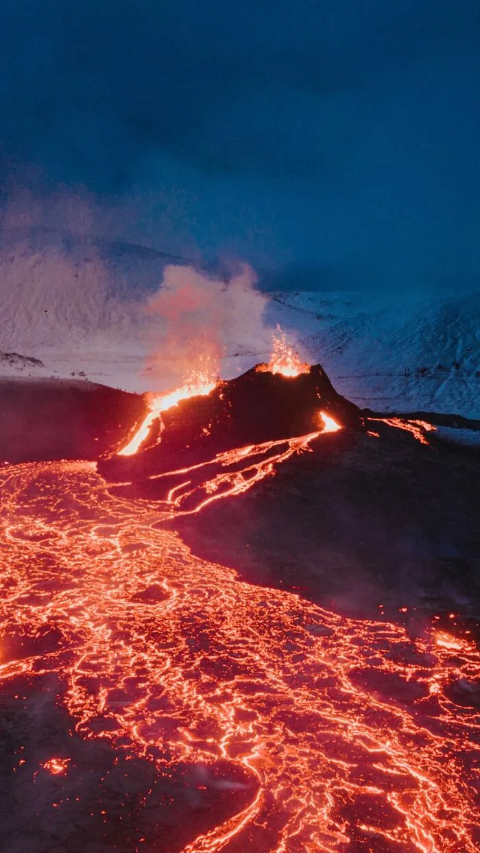 5 Day Old Volcano