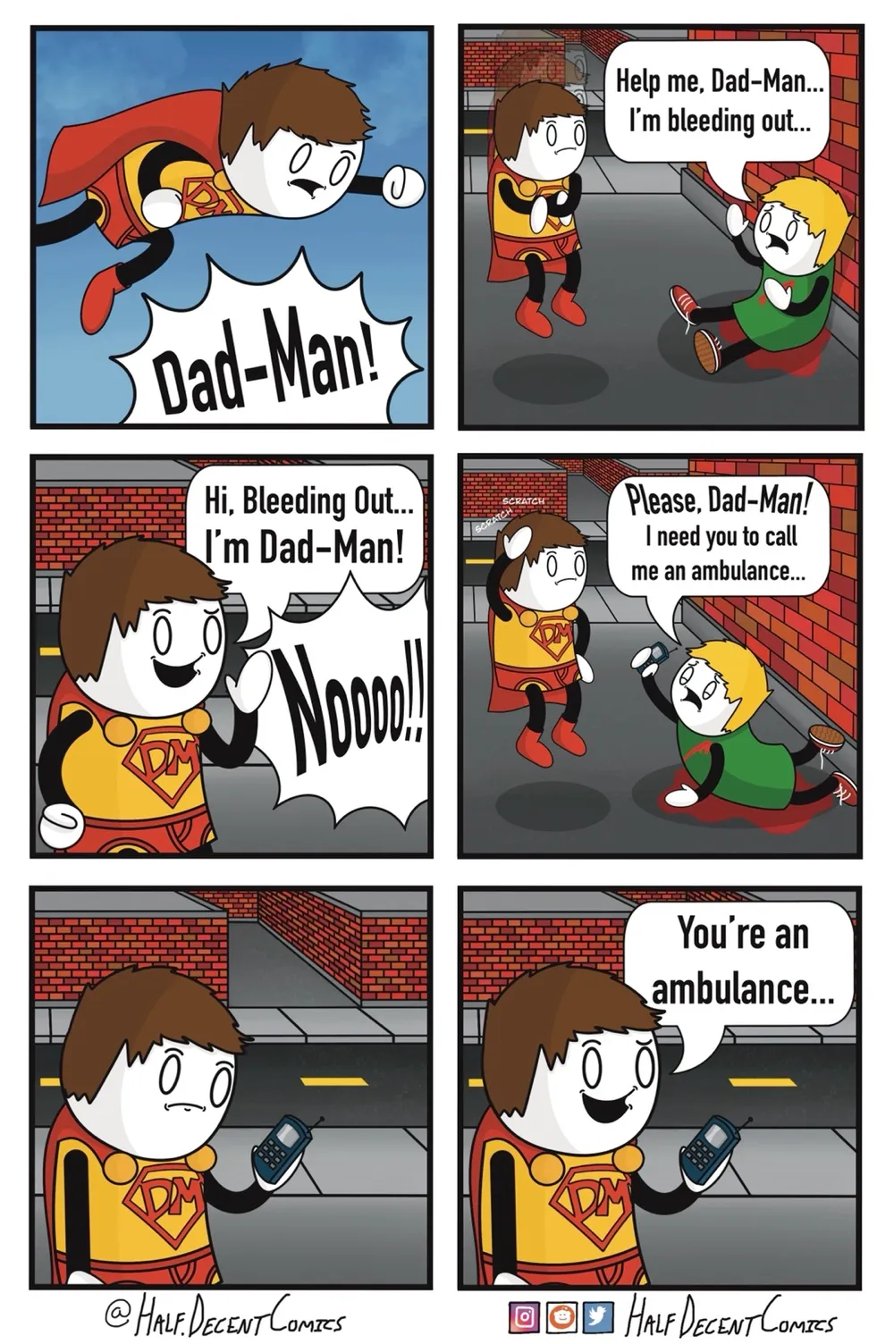 The New Adventures Of Dad-Man [oc]