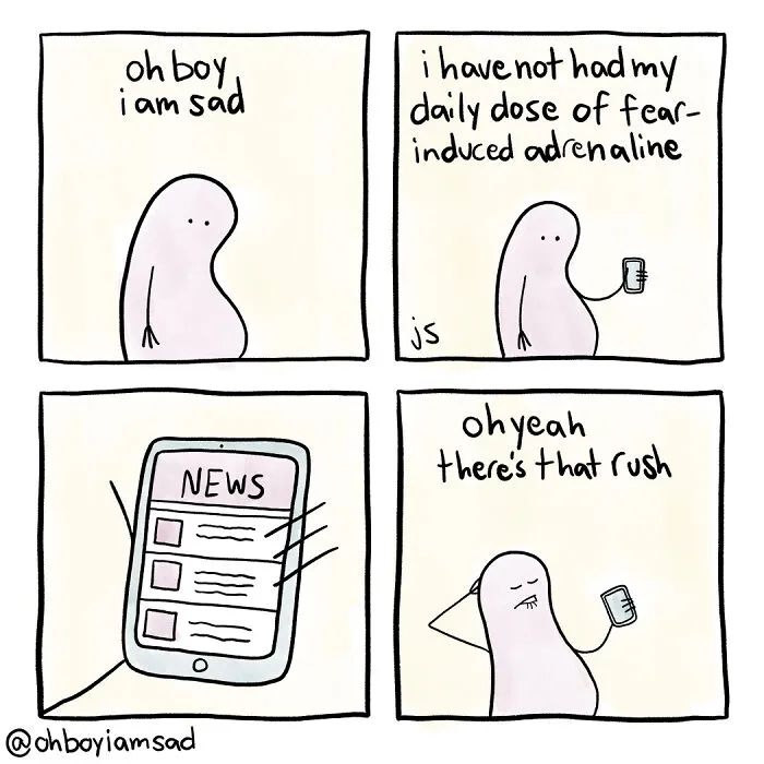 Oh Boy I Wrote One Sad Comic Every Day For A Year