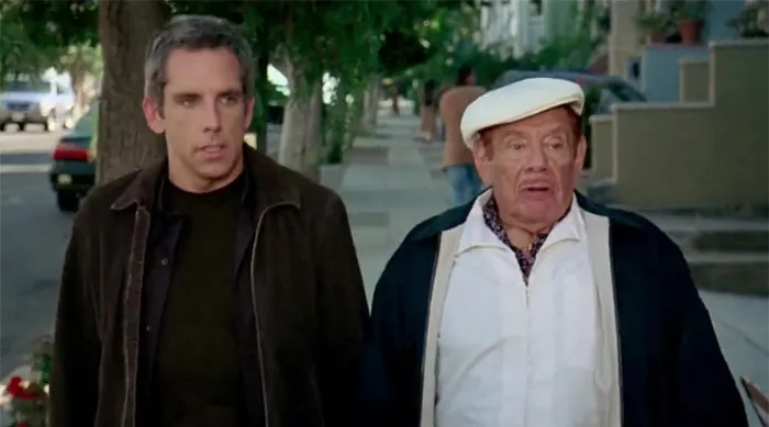Ben Stiller y su padre, Jerry, interpretaron a padre e hijo, Eddie y Doc Cantrow, en Matrimonio Compulsivo (2007)