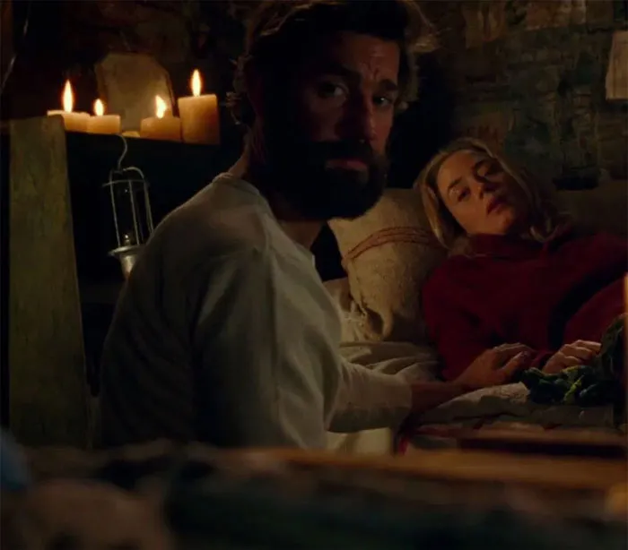 La pareja Emily Blunt y John Krasinski interpretaron a marido y mujer en Un Lugar Tranquilo (2018)